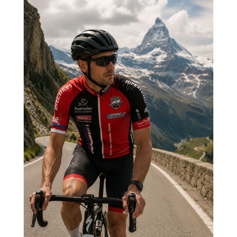 Max Huerzeler Bicycle Holidays Cycling Jersey Mayrhofen Malburner Men's M